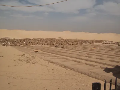 Abydos Necropolis, one of ancient Egypt's most significant religious sites. Home to the royal tombs of the 1st and 2nd Dynasties, it later b