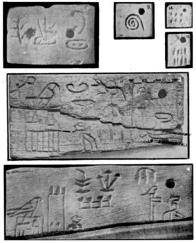 Wooden labels from the tomb of Menes at Abydos