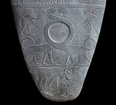 The Narmer Palette reverse