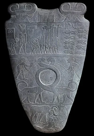 The Narmer Palette reverse